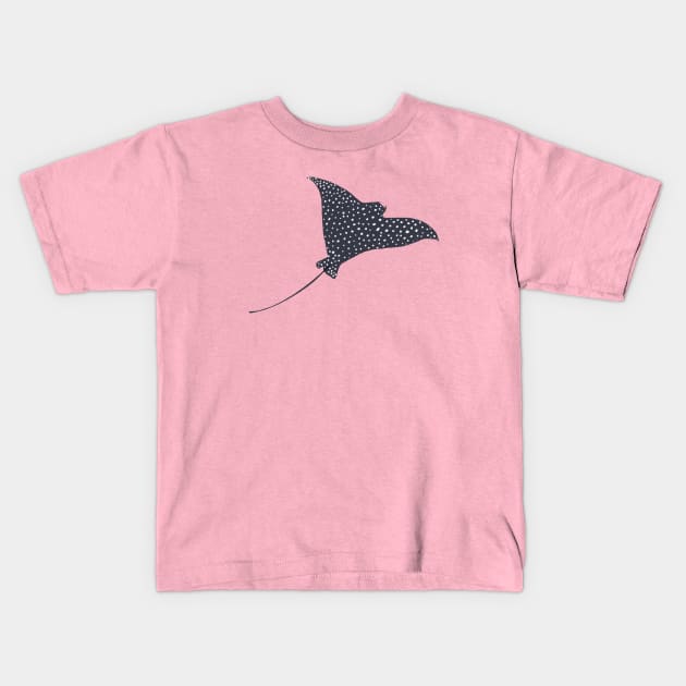 Stingray Fish Kids T-Shirt by covostudio